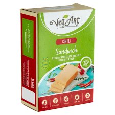 VegArt Sandwich növényi alapú, sajt helyettesítő élelmiszer készítmény chili paprikával 220 g