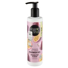Organic Shop Éjjeli Csábítás kényeztető tusfürdő BIO maracuja- és kakaókivonattal 280 ml