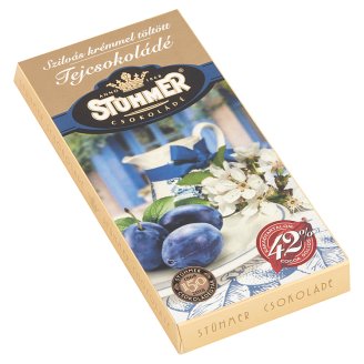 Stühmer szilvás krémmel töltött tejcsokoládé 100 g