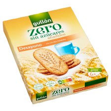 Gullón Zero teljes kiőrlésű gabonával készült reggeliző keksz édesítőszerrel 6 x 36 g (216 g)