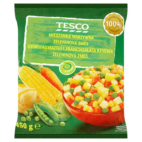 Tesco gyorsfagyasztott franciasaláta keverék 450 g