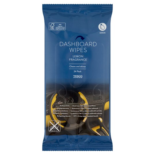 Tesco Dashboard Wipes 24 pcs Tesco Online, Tesco From Home, Tesco