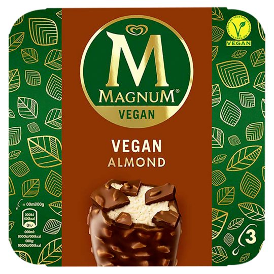 Magnum multipack jégkrém vegán Mandula 3 x 90 ml (270 ml)
