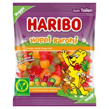 Haribo Hoppi Karotti gyümölcsízű gumicukorka 175 g