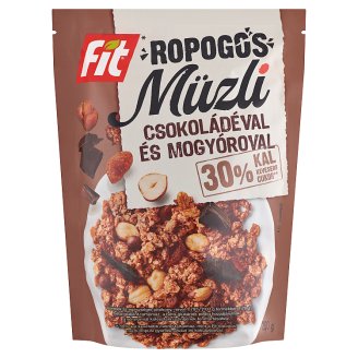 Fit Reggeli ropogós müzli csokoládéval és mogyoróval 200 g