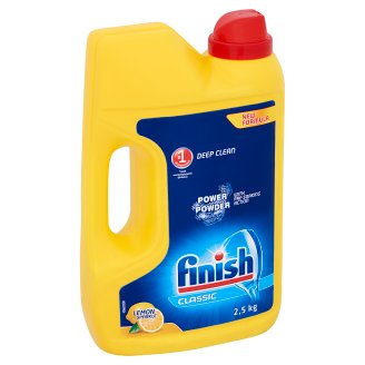 Finish Classic Lemon Sparkle gépi mosogatópor 2,5 kg