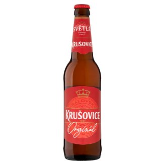 Krušovice Světlé eredeti cseh import világos sör 4,2% 0,5 l