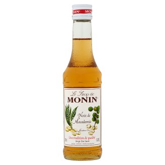 Monin makadámdió koktélszirup 0,25 l