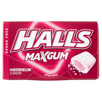 Halls görögdinnyeízű cukormentes rágógumi édesítőszerekkel 18 g
