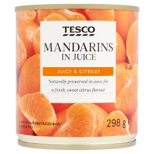 Tesco mandarin sűrített mandarinlében 298 g