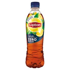 Lipton Zero Ice Tea Energy-Free Lemon Flavoured Non-Carbonated Soft Drink with Sweeteners 500 ml