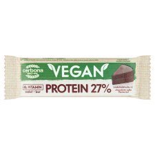 Cerbona Vegan magas fehérjetartalmú csokoládétorta ízű szelet kakaós bevonattal 40 g