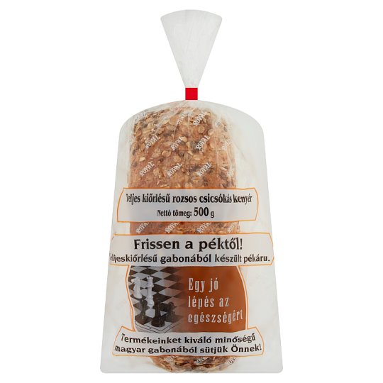Wholemeal Bread with Rye and Jerusalem Artichoke 500 g Tesco Online