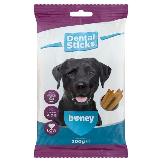 Boney Dental Sticks Complementary Food for Adult Dogs 200 g Tesco