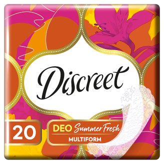 Discreet Summer Fresh Multiform Légáteresztő Tisztasági Betét, 20 db