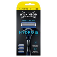 Wilkinson Sword Hydro 5 Hydrating Gel ötpengés borotva hidratáló zselével 4 db