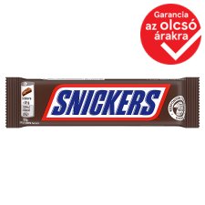 Snickers karamellás földimogyorós krémes szelet földimogyoró darabokkal tejcsokoládéba mártva 50 g