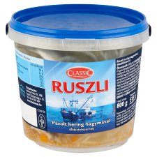 Classic Ruszli Marinated Herring with Onion and Sweeteners 800 g