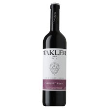 Takler Cabernet Franc száraz vörösbor 14,5% 0,75 l