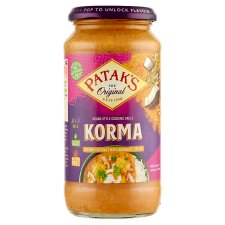 Patak's Korma tejszínes kókuszos szósz aromás fűszerekkel 450 g