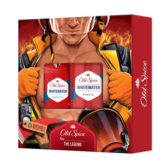 Old Spice Whitewater Fireman Men Gift Set Christmas Tesco Online, Tesco From Home, Tesco Doboz