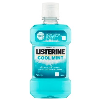 Listerine Cool Mint Mouthwash 250 ml - Tesco Groceries