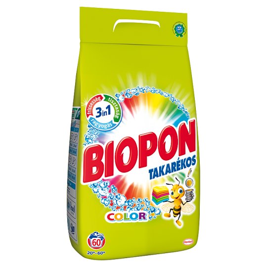 Biopon Takarékos Color Powder Detergent for Color Clothes 60 Washes 4,2 kg