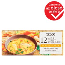 Tesco tyúkhúsleves-kocka 12 db 120 g