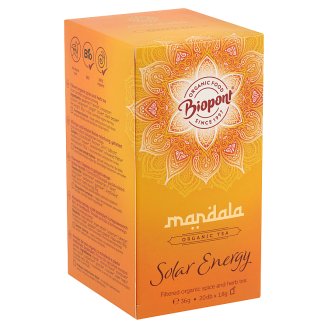 Biopont Mandala Solar Energy filterezett, fűszeres és gyógynövényes BIO teakeverék 20 filter 36 g