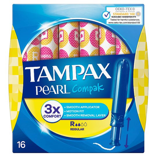 Tampax Compak Pearl Regular Applikátoros Tampon, 16 db