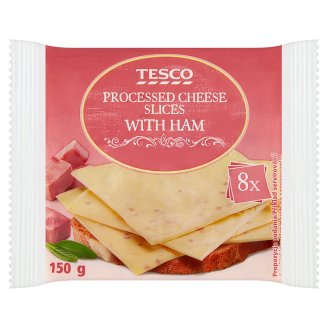 Tesco ömlesztett sajtkészítmény sonkával 8 db 150 g