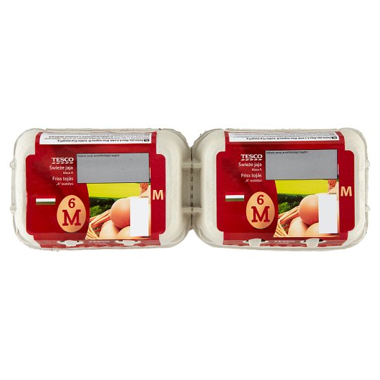 Tesco "A" osztályú friss tojás M 6 db