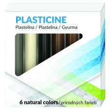 Plasticine 6 Natural Colors