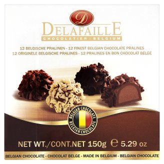 Delafaille töltött tej- fehér és étcsokoládé desszert 150 g