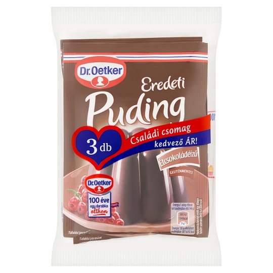 Dr. Oetker Eredeti Puding étcsokoládéízű pudingpor 3 x 48 g