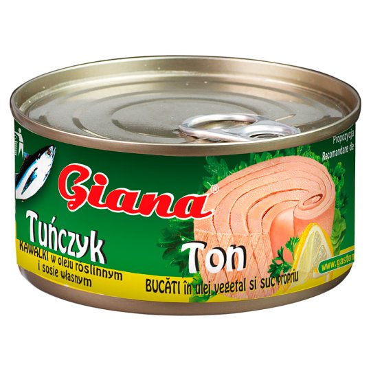 Giana tonhal darabok növényi olajban 185 g