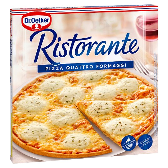 Dr. Oetker Ristorante Pizza Quattro Formaggi gyorsfagyasztott négysajtos pizza 340 g