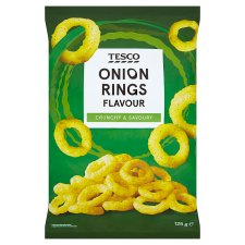 Tesco hagymás kukoricasnack 125 g