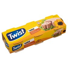 Twist Tuna in Sunflower Oil 3 x 80 g (240 g)