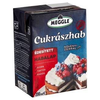 Meggle UHT édesített cukrászhab 200 ml