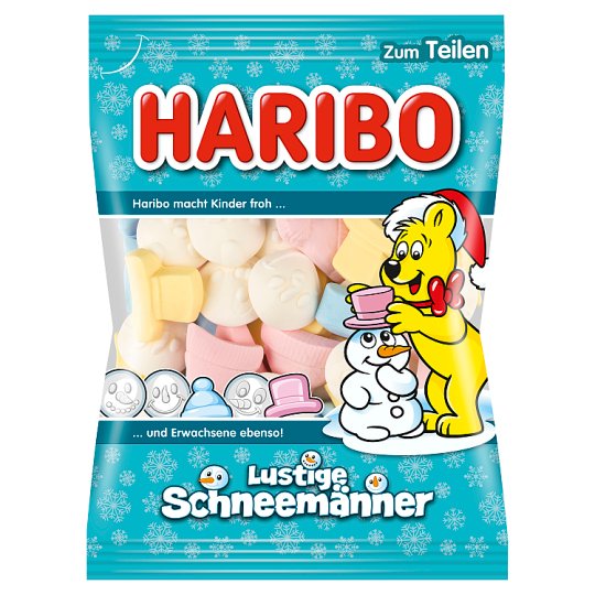 Haribo Lustige Schneemänner habcukorka 175 g