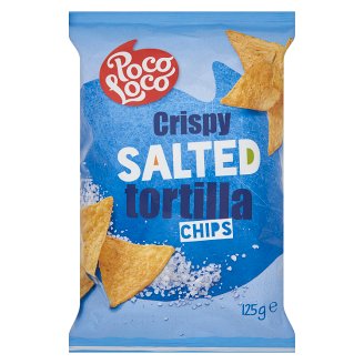 Poco Loco enyhén sózott kukoricachips 125 g