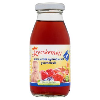 Kecskeméti alma erdei gyümölccsel gyümölcslé 4 hónapos kortól 0,2 l