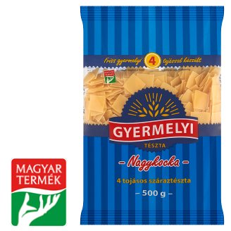 Gyermelyi nagykocka 4 tojásos száraztészta 500 g