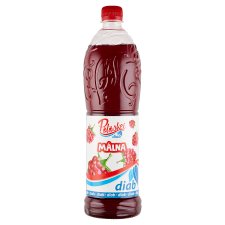 Pölöskei Diab Raspberry Flavour Syrup with Sweeteners 1 l