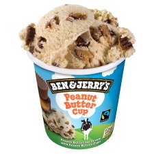 Ben & Jerry's Peanut Butter Cup jégkrém földimogyoróvajjal, kakaós földimogyoróvaj csemegével 465 ml