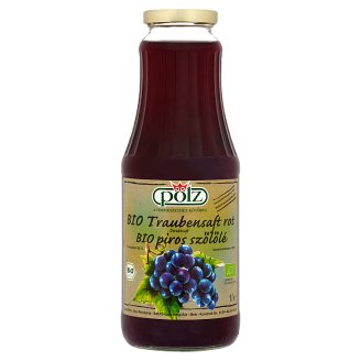 Pölz BIO piros szőlőlé 100% 1 l