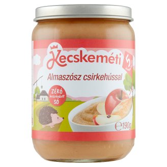 Kecskeméti almapüré csirkehússal 5 hónapos kortól 190 g
