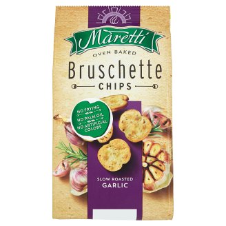 Maretti Bruschette sült fokhagyma ízesítésű pirított kenyérkarikák 70 g