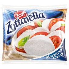 Zott Zottarella Classic zsíros, lágy mozzarella sajt sós lében 125 g